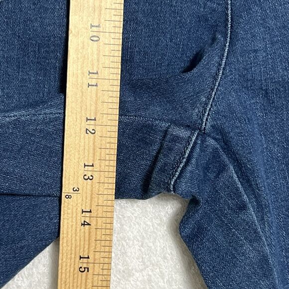 ELLOS Trouser Jeans Women's 18 Blue Light Wash Denim Patch Pockets NWT - Picture 7 of 15